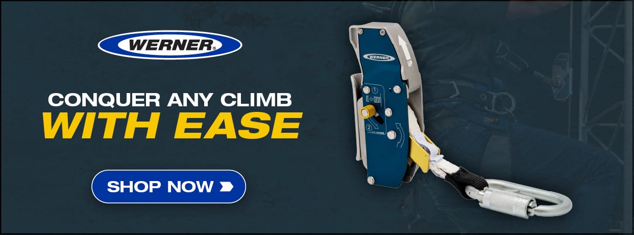  Conquer Any Climb with Ease with the All-New Werner L213500 Cable Grab.